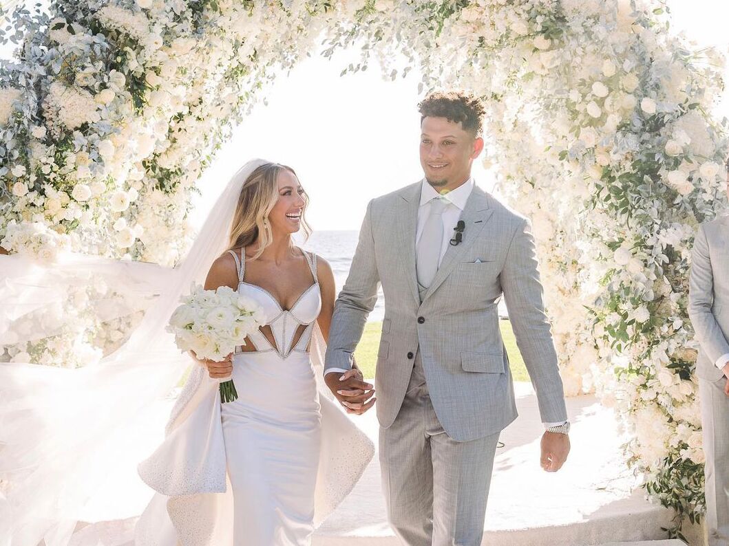 Patrick Mahomes and Brittany Matthews Relationship, Wedding image