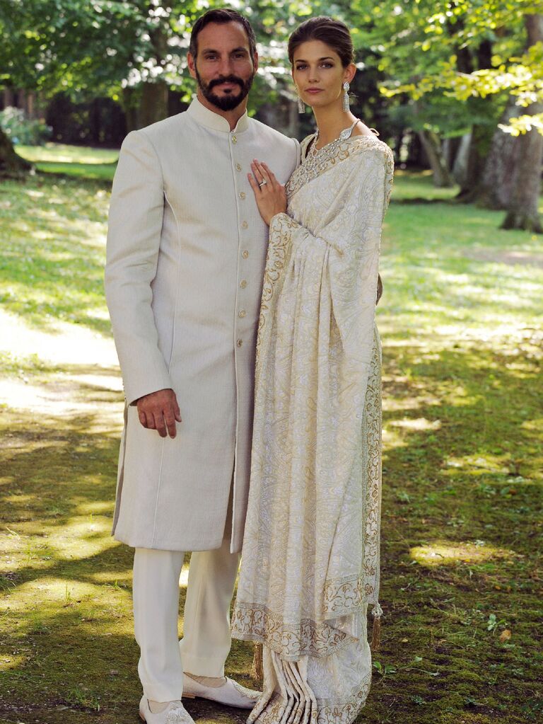 Princess Salwa Aga Khan's wedding dress