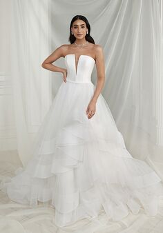 Justin Alexander Everette Ball Gown Wedding Dress