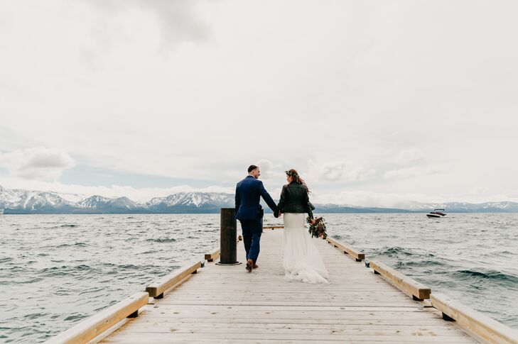 Classic Couple at Round Hill Pines Beach in Zephyr Cove, Nevada
