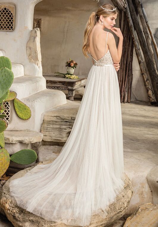 Casablanca Bridal Style 2296 Piper Sheath Wedding Dress - 2