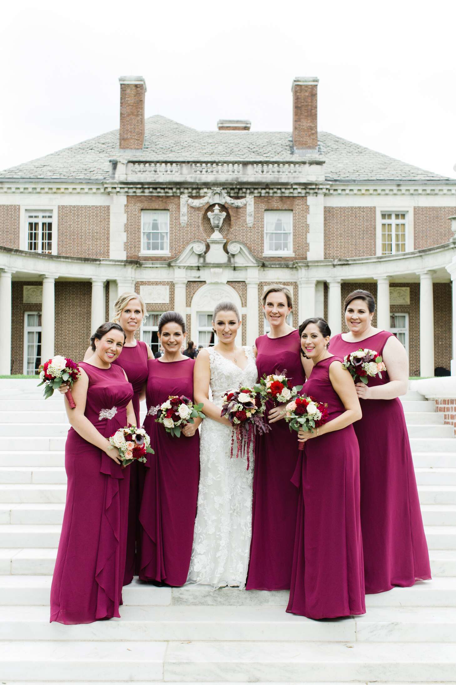 Burgundy Allure Bridals Bridesmaid Dresses