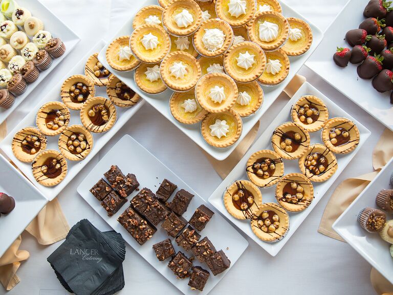 wedding food stations dessert