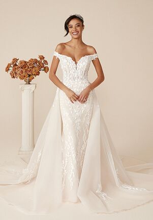 Justin Alexander Deidra Fit-and-Flare Wedding Dress