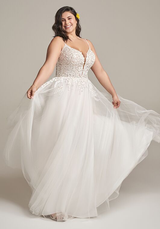 Rebecca Ingram CLAUDETTE A-Line Wedding Dress - 6