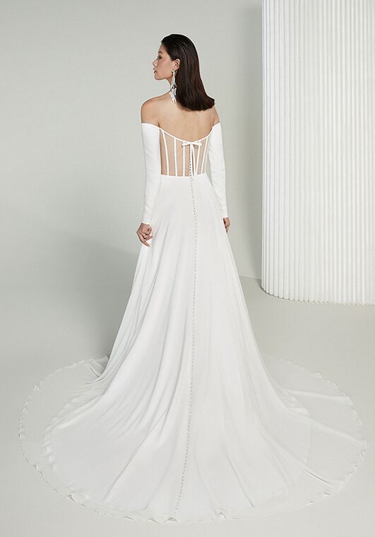 Justin Alexander Signature Amelia A-Line Wedding Dress - 4