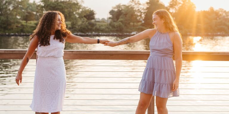 Caitlin & Molly Home Page Banner