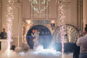 First Dance With Smoke Machine and Sparklers