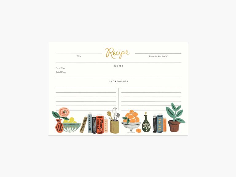 cute recipe cards gifts for wife