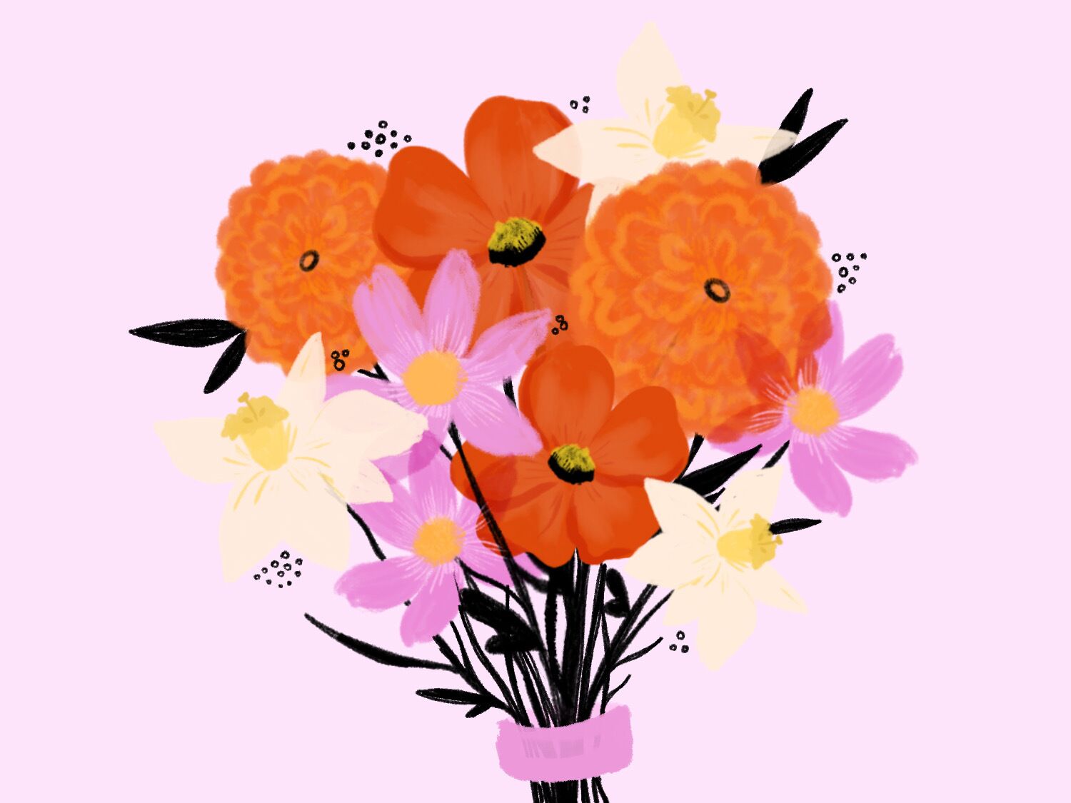 A Visual Guide To Wedding Flowers By Month Birth Flowers