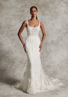 Justin Alexander Signature Muna Fit-and-Flare Wedding Dress