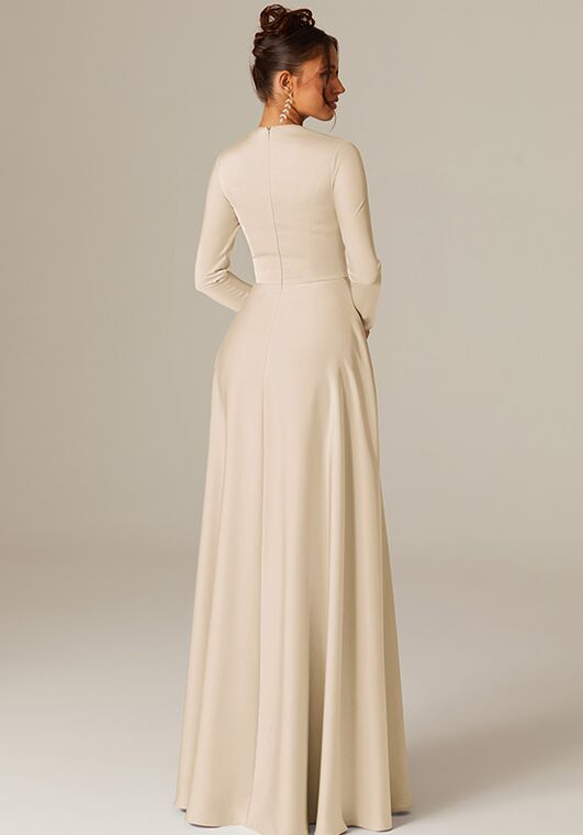 AW Bridal AW APRIL DRESS V-Neck and Plunge Bridesmaid Dress - 4