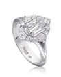 Christopher Designs Unique Emerald, Oval Cut Engagement Ring - thumbnail - 1
