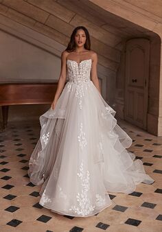 Moonlight Couture H1647 A-Line Wedding Dress