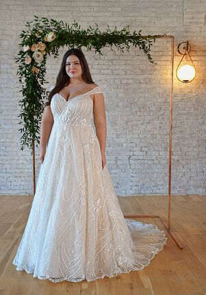 Stella York 7336 plus A-Line Wedding Dress