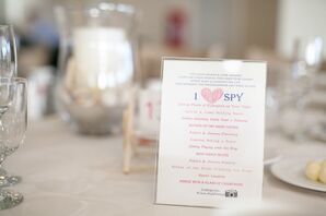 "I Spy" Reception Scavanger Hunt