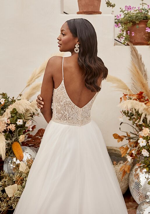 Beloved by Casablanca Bridal BL337 Emerald A-Line Wedding Dress - 4