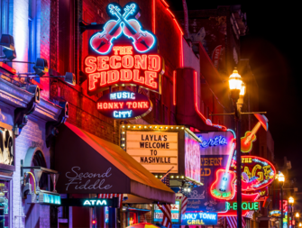 Downtown nashville music row 