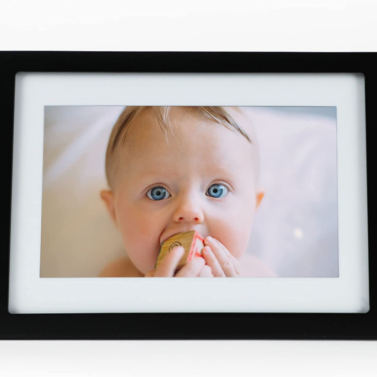 Digital photo frame from Amazon for the best parents' 50th wedding anniversary gift