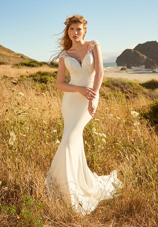 Rebecca Ingram FLEUR LYNETTE Sheath Wedding Dress - 4