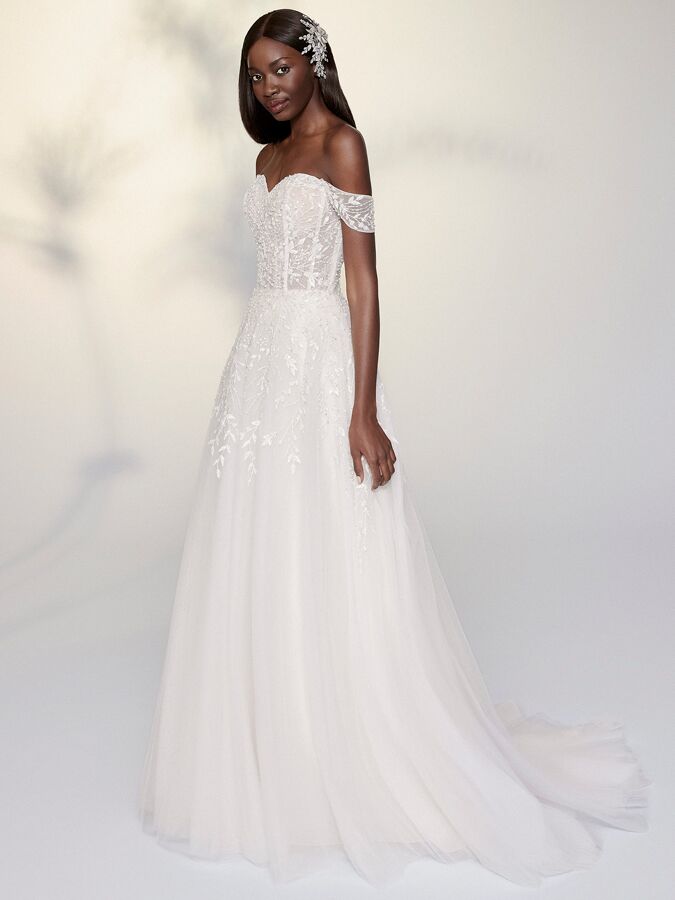 Justin Alexander Signature tulle A-line ball gown