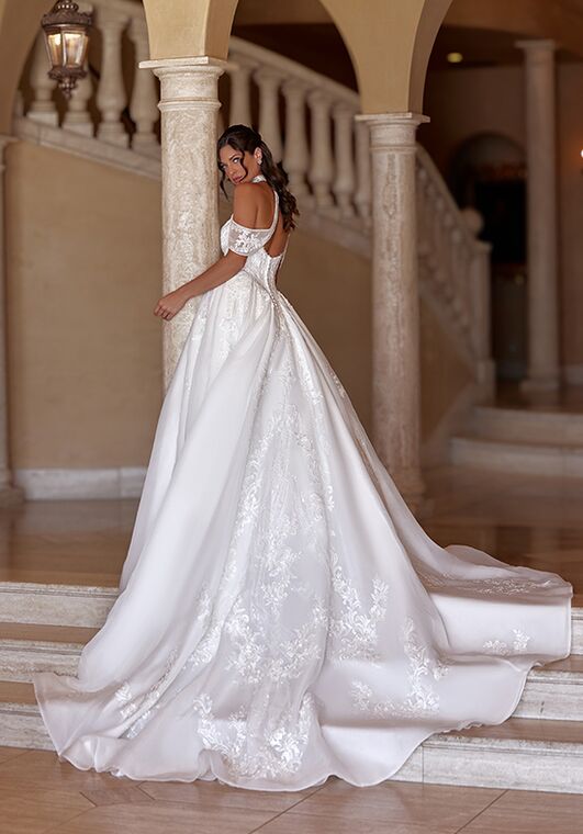 Val Stefani Topaz Ball Gown Wedding Dress - 2