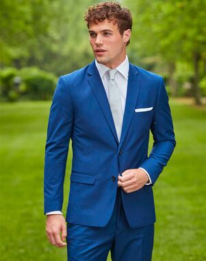 BLACKTIE ATHENS Cobalt Wedding Suit Blue Tuxedo