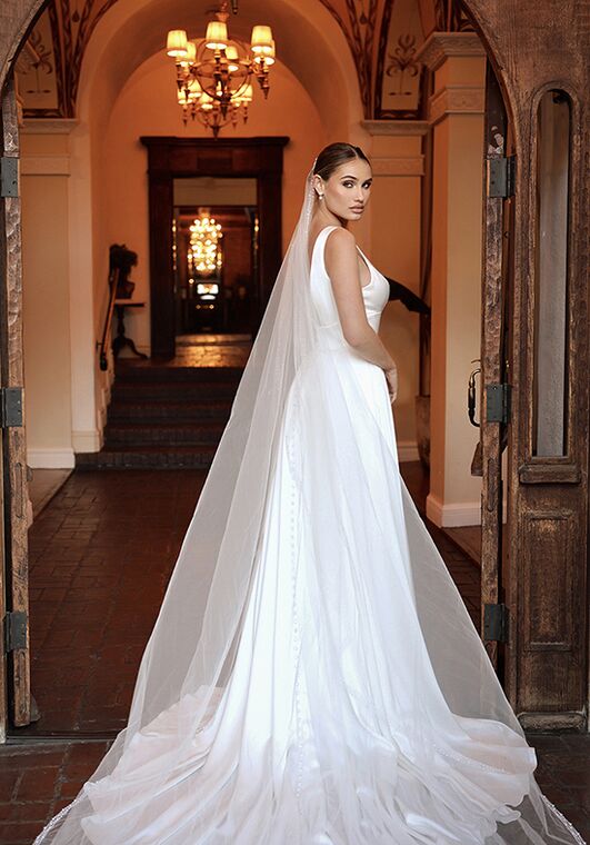 Essense of Australia D4359 A-Line Wedding Dress - 4