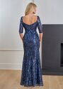 Jade Couture Mother of the Bride by Jasmine K258073 Blue Mother Of The Bride Dress - thumbnail - 2