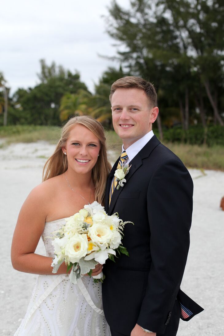 Smiling Beach Couple Shot of Elle and Jake