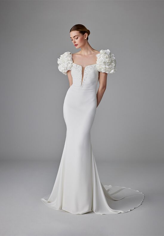 PRONOVIAS NOEMIE Mermaid and Trumpet Wedding Dress - 1