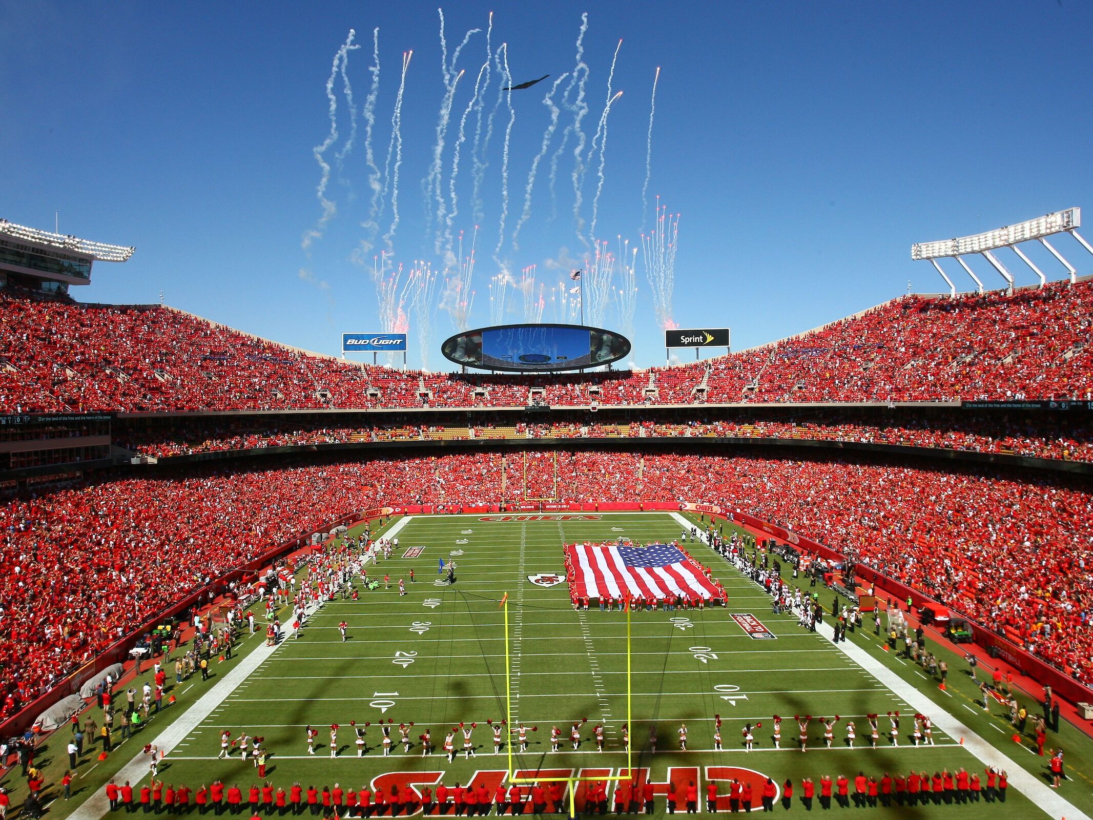 bud light tent arrowhead stadium