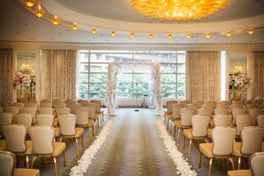 Elegant Four Seasons Hotel Ceremony