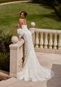Val Stefani Pearl Mermaid and Trumpet Wedding Dress - thumbnail - 2