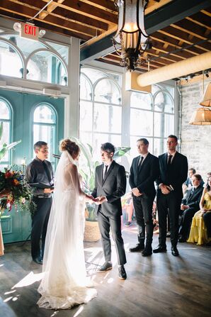 Intimate Wedding Ceremony at Aster Cafe