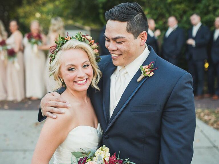 wedding hair flowers floral headband