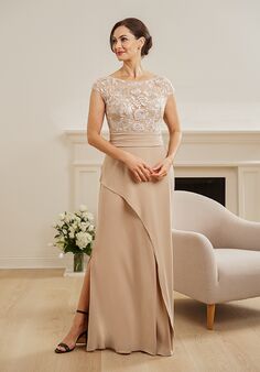 Jade Couture Mother of the Bride by Jasmine K248057 Champagne Mother Of The Bride Dress