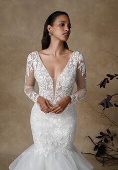 Justin Alexander Gracelyn A-Line Wedding Dress