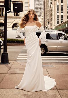 Morilee by Madeline Gardner Jayla, 15011 Fit-and-Flare Wedding Dress