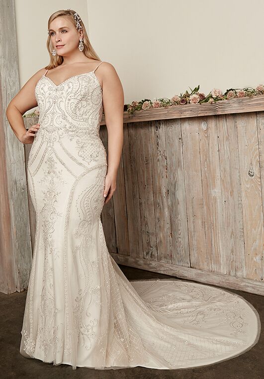 Casablanca Bridal 2430 Kendall Mermaid Wedding Dress - 5