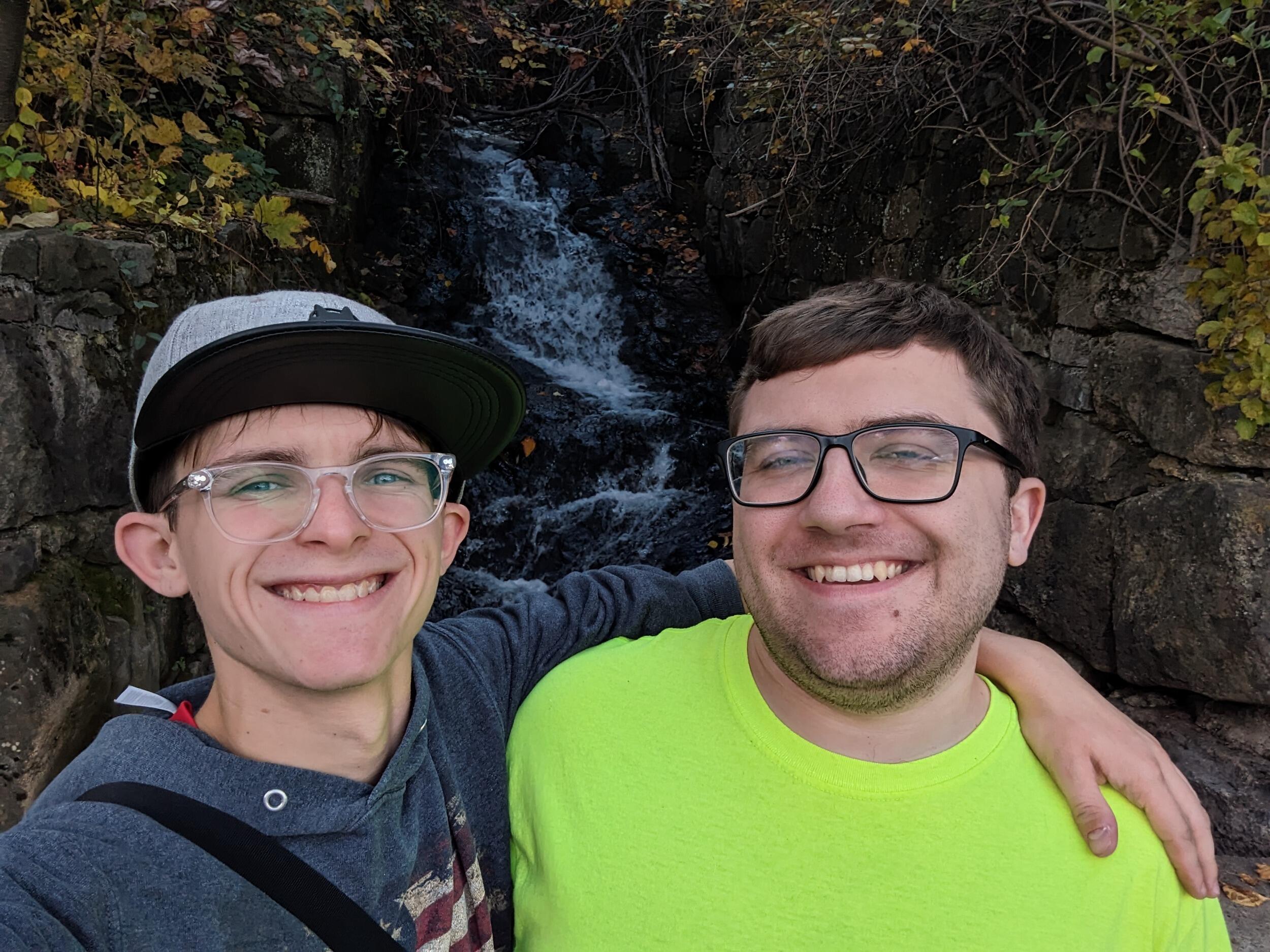 2 months later Anthony flew Dillon up to New Jersey this time to show him the beautiful fall colors. They explored bear mountain and enjoyed lunch overlooking the hilly landscape of upstate New York, 