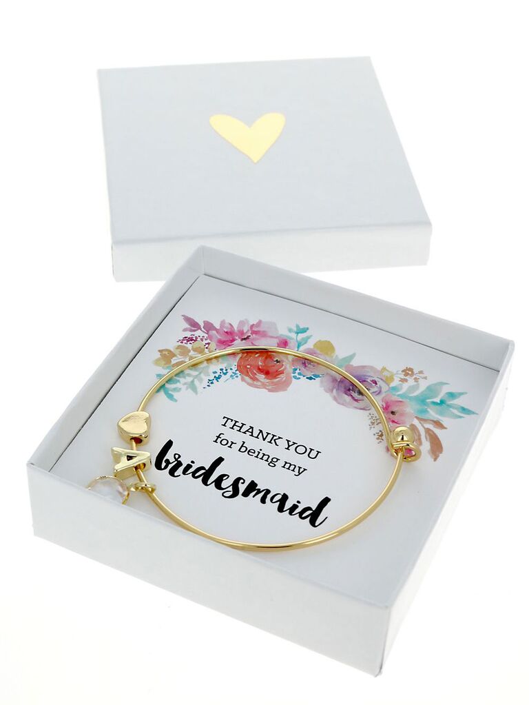 Thank You for Being My Bridesmaid bracelet