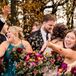 Wedding Party Photo with Confetti at Toledo Country Club in Ohio