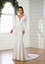 Essense of Australia D2972 Sheath Wedding Dress - thumbnail - 6