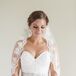 Lace Wedding Gown and Mantilla Veil