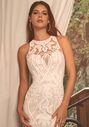 Lillian West 66282 Fit-and-Flare Wedding Dress - thumbnail - 4