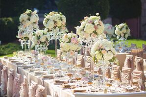 Romantic Ringling Museum of Art Reception Decor