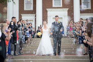 Bubble Blowing at Memorial Chapel Recessional