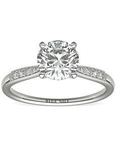 Blue Nile Round Cut Engagement Ring