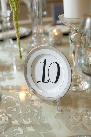 Vintage China Table Numbers